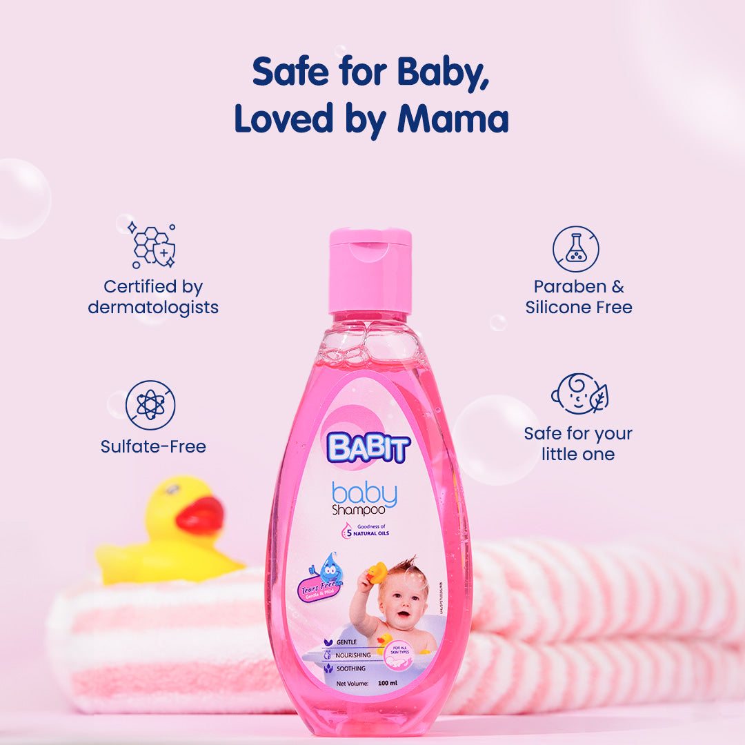 Babit Baby Shampoo with No Tear Formula